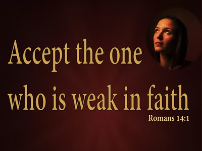 Romans 14:1